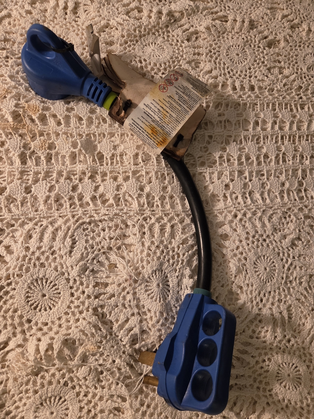 RV Dogbone Adapter 30-amp and 50-amp